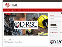 Tablet Screenshot of fdac.org